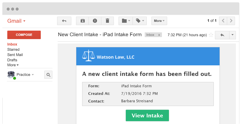 Legal Client Intake Forms for Law Firms Online