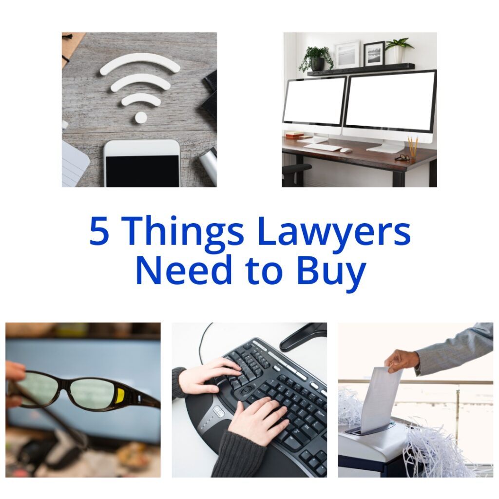 Things Lawyers Need to Buy