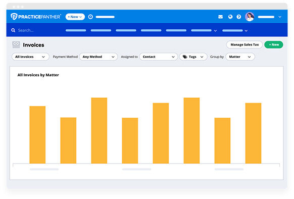 PracticePanther custom reports for invoices