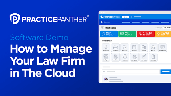 PracticePanther Software Demo